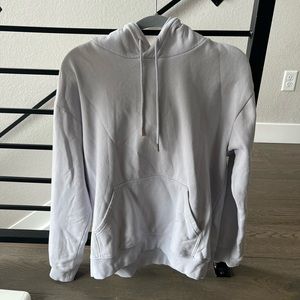 Sky blue hooded sweatshirt